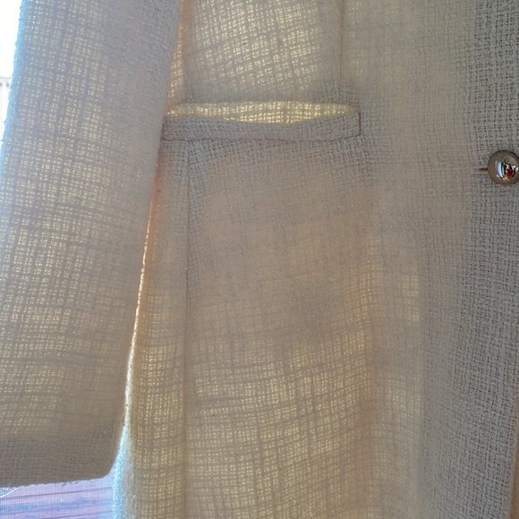 Guess off white lined coat XL - Picture 4 of 9